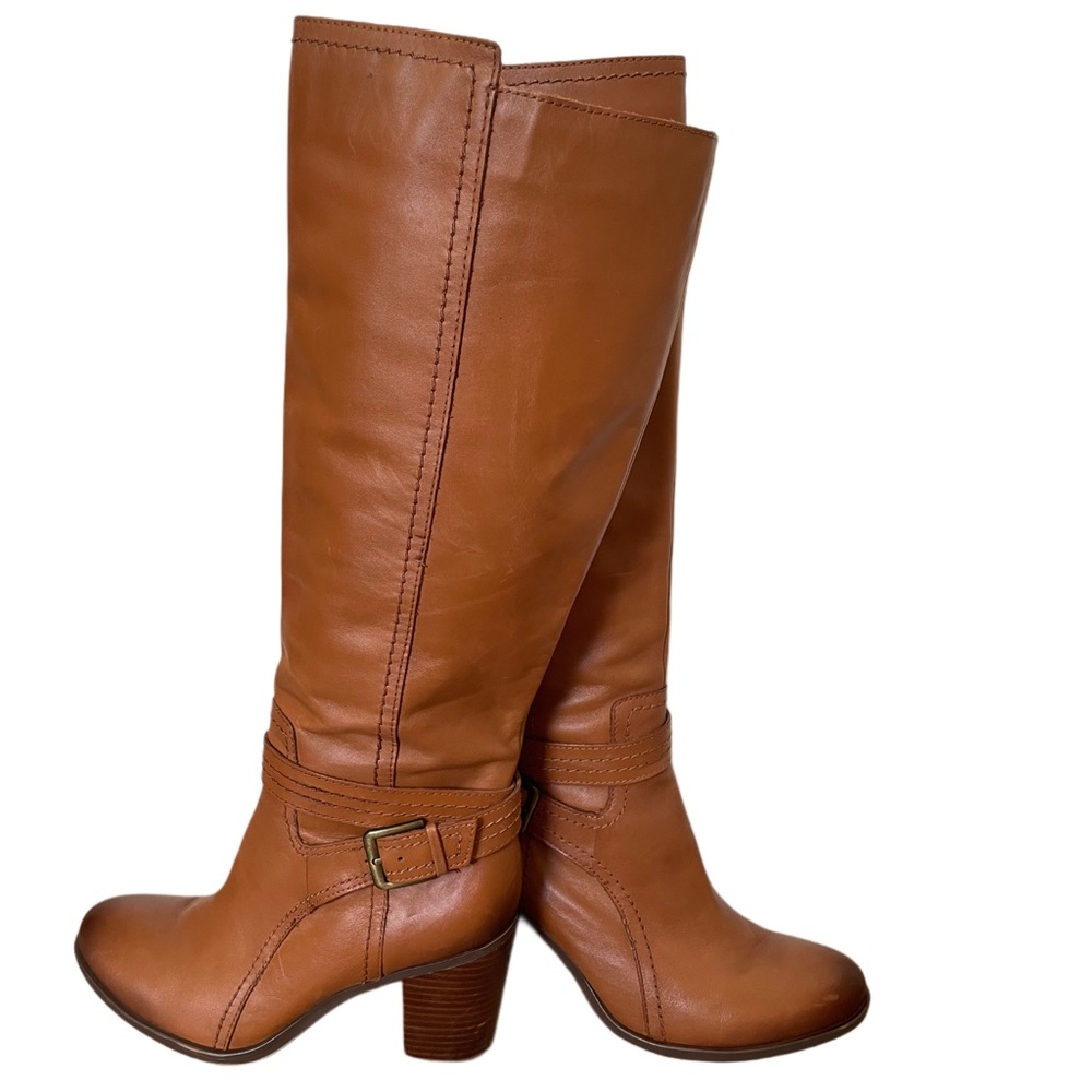 Naturalizer Brown Leather Calf Boots - Picture 12 of 13